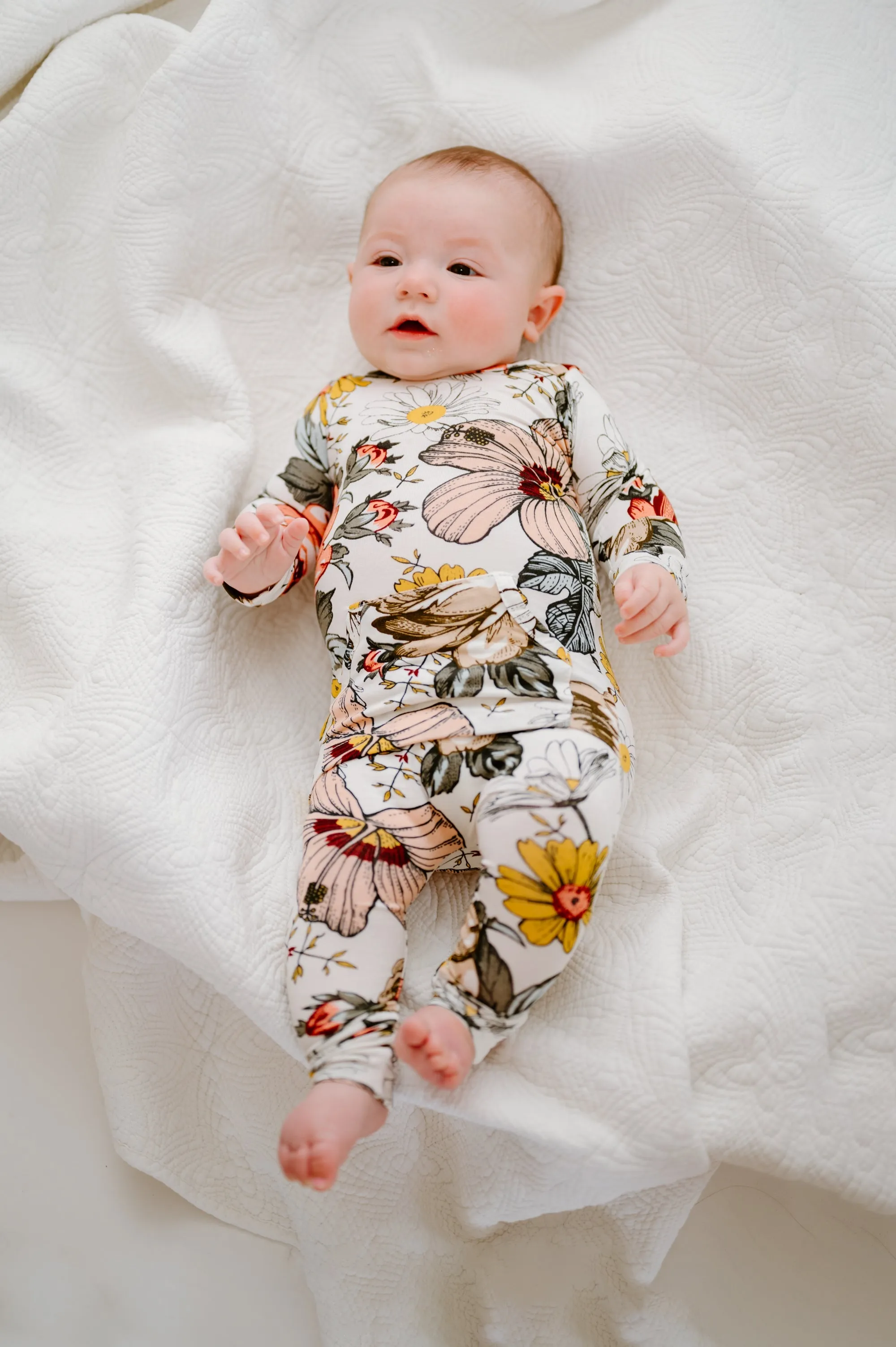 Finley Romper in Vintage Floral