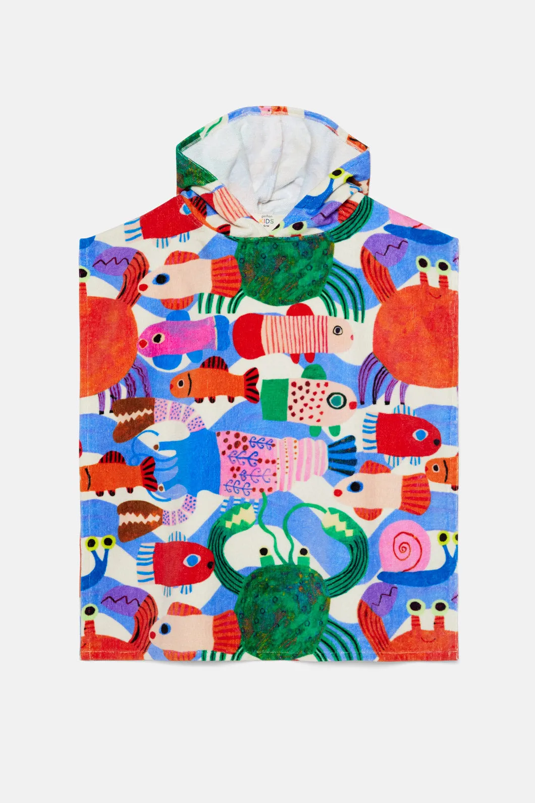 Fishy Kids Swim Poncho