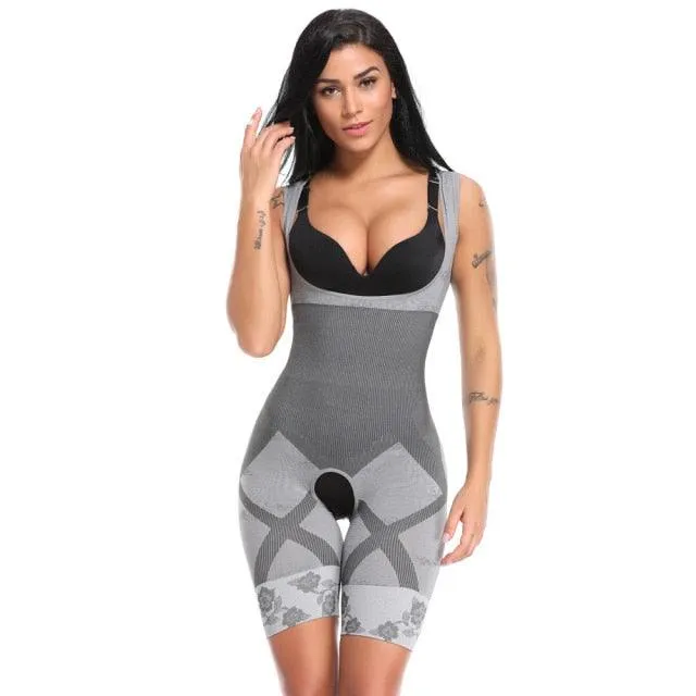 Gorgeous Women Shapewear Full Body Shaper Slimming Bodysuit Open Crotch Corset Waist Trainer Shaping Underwear Postpartum Recovery Sheath (FH)(FHW1)(1U31)(1U24)