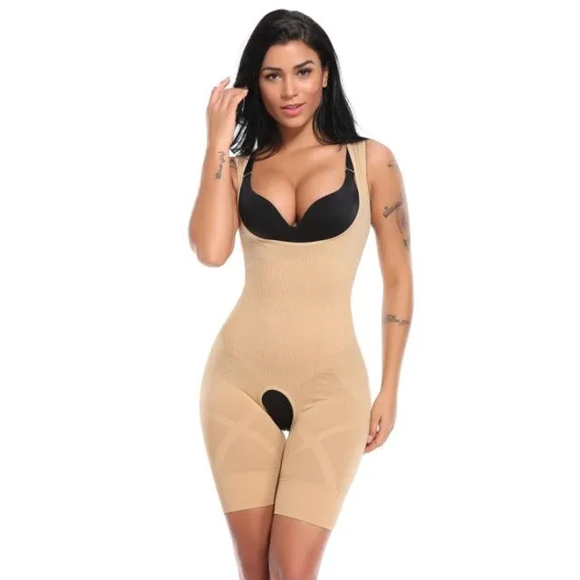 Gorgeous Women Shapewear Full Body Shaper Slimming Bodysuit Open Crotch Corset Waist Trainer Shaping Underwear Postpartum Recovery Sheath (FH)(FHW1)(1U31)(1U24)