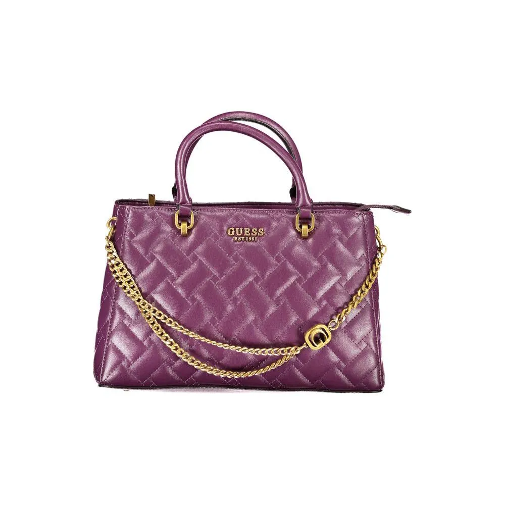 Guess Jeans Purple Polyethylene Handbag