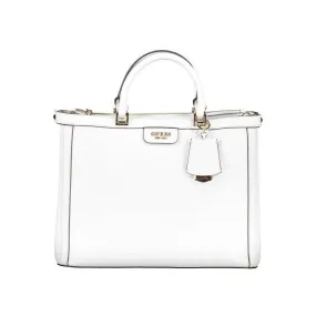 Guess Jeans White Polyethylene Handbag