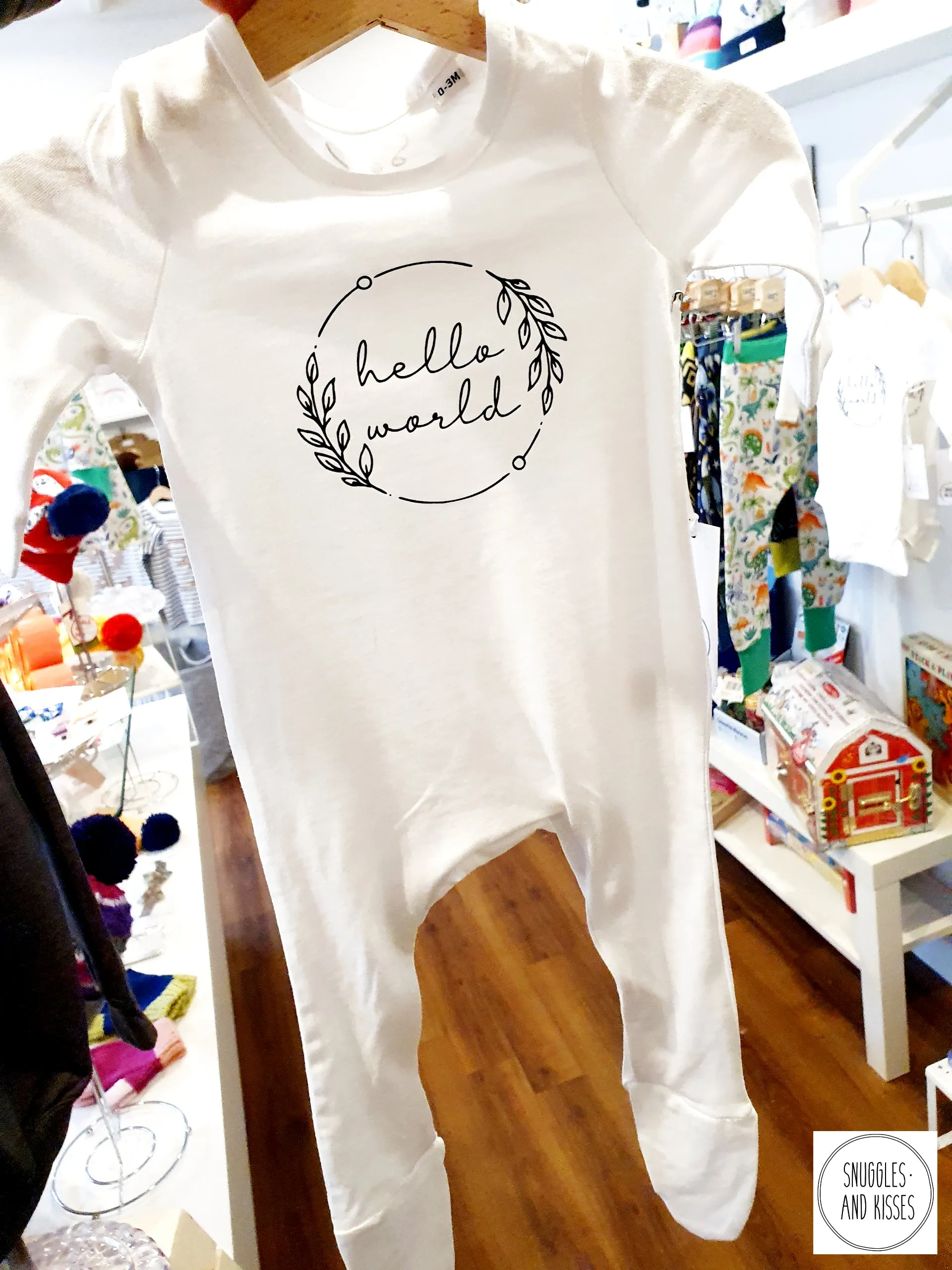 Hello World Organic Romper