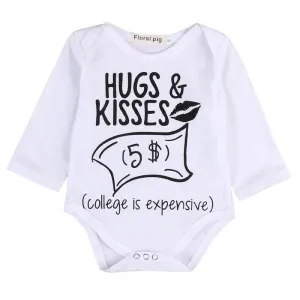 Hugs & Kisses $5 bodysuit for babies