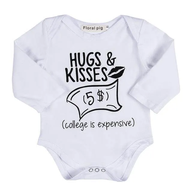 Hugs & Kisses $5 bodysuit for babies