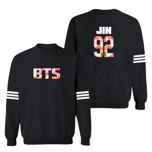 Kpop BTS Bangtan Boys JUNG KOOK JHOPE JIN JIMIN V SUGA sweatshirt Women  Autumn hoodie bts album bts sweatshirts forever young