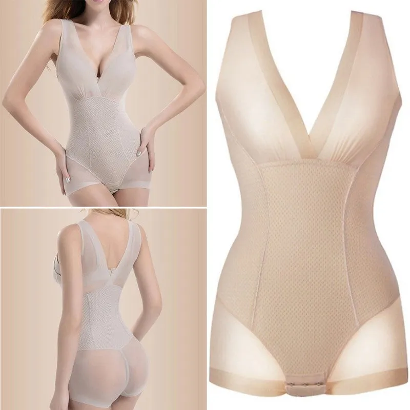 Ladies Briefs Shapewear Tummy Bodysuit Full Body Shaper Underwear Vest Bodysuits