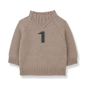 LEO number one sweater - old-rose