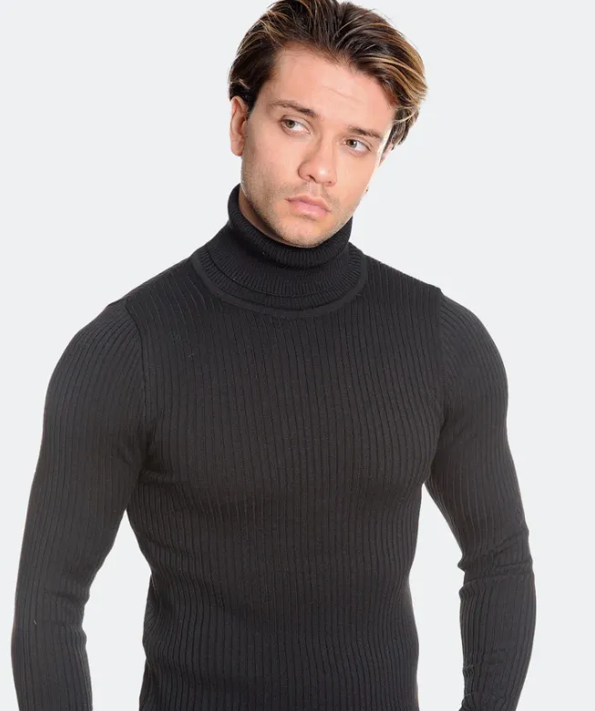 LMZ Men's LS Turtle Neck Sweater 1670