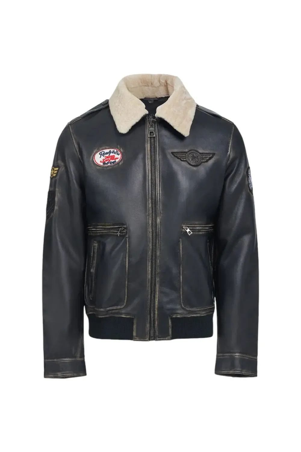 Luigi Shearling Aviator Jacket