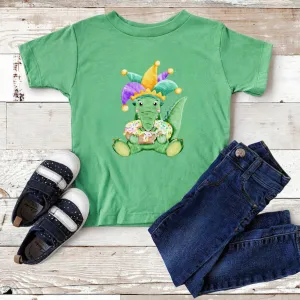 Mardi Gras Alligator Shirt for Kids