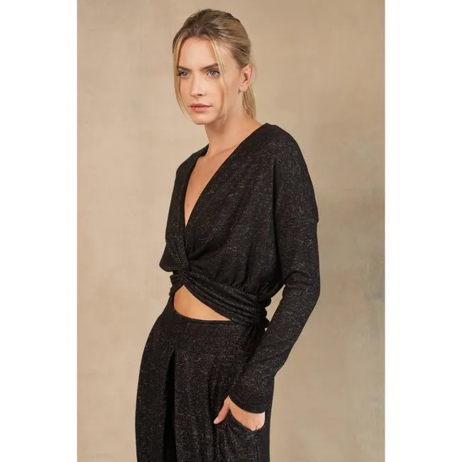 Maronie Charcoal Lounge Sweater Set