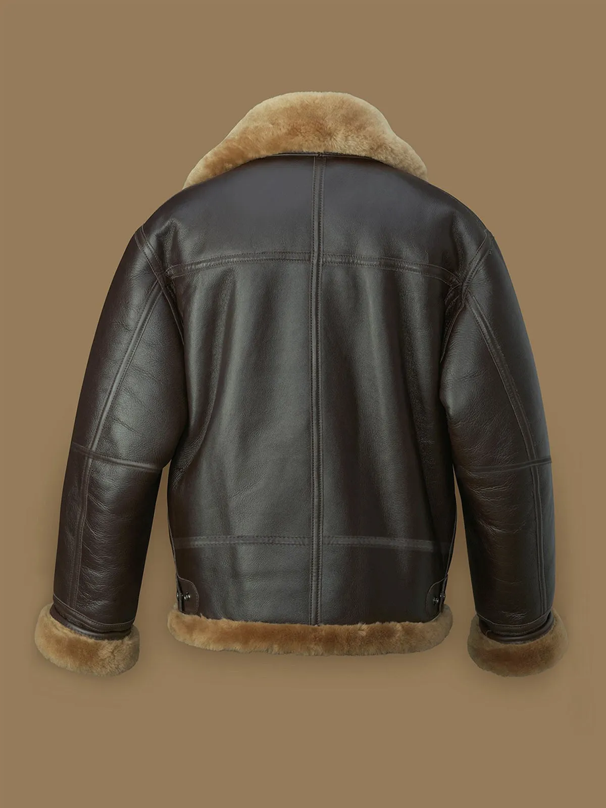 Men's Brown RAF Shearling Jacket