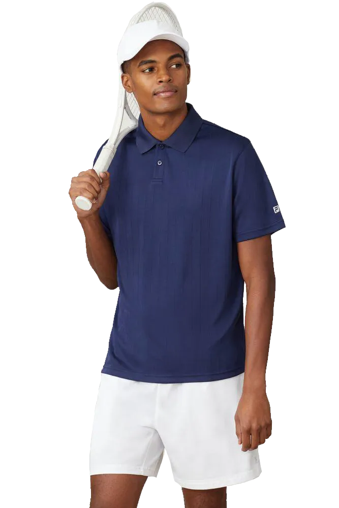 Mens Fila Essentials Drop Needle Polo