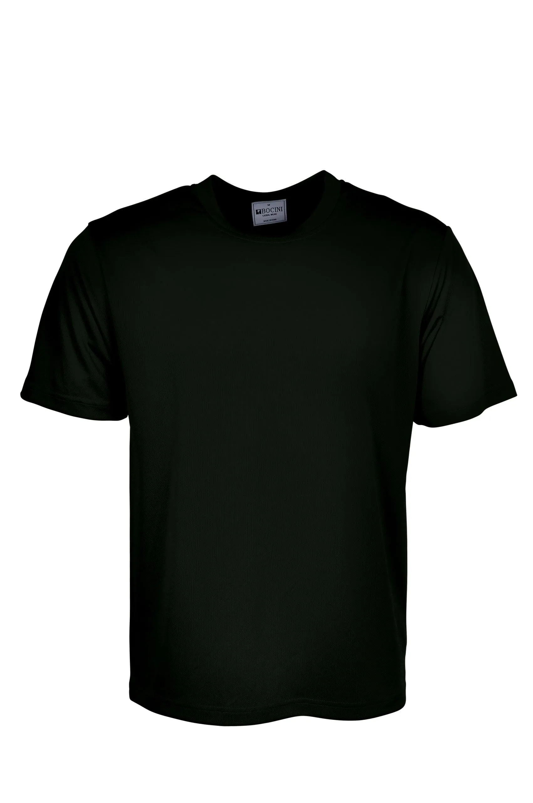 Mens Sun Smart SS Crew Shirt - Black