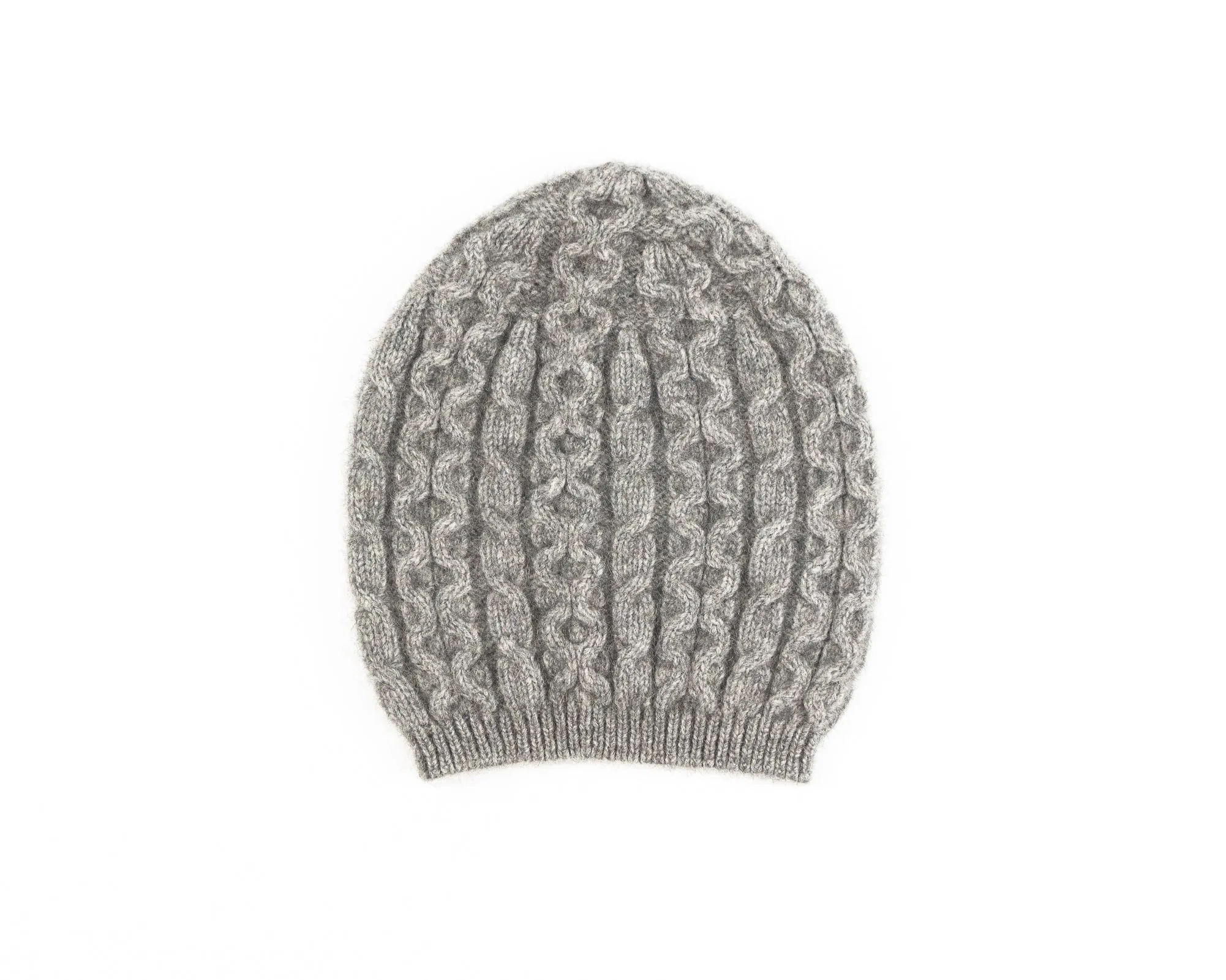 Merino Possum Cable Knit Hat