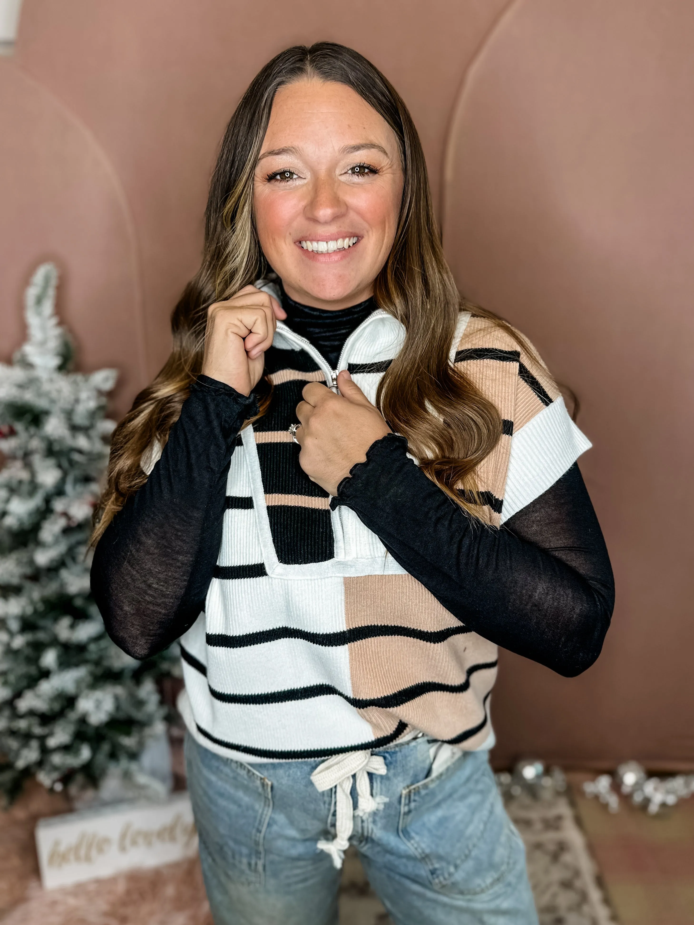 Mocha Latte Sweater Vest