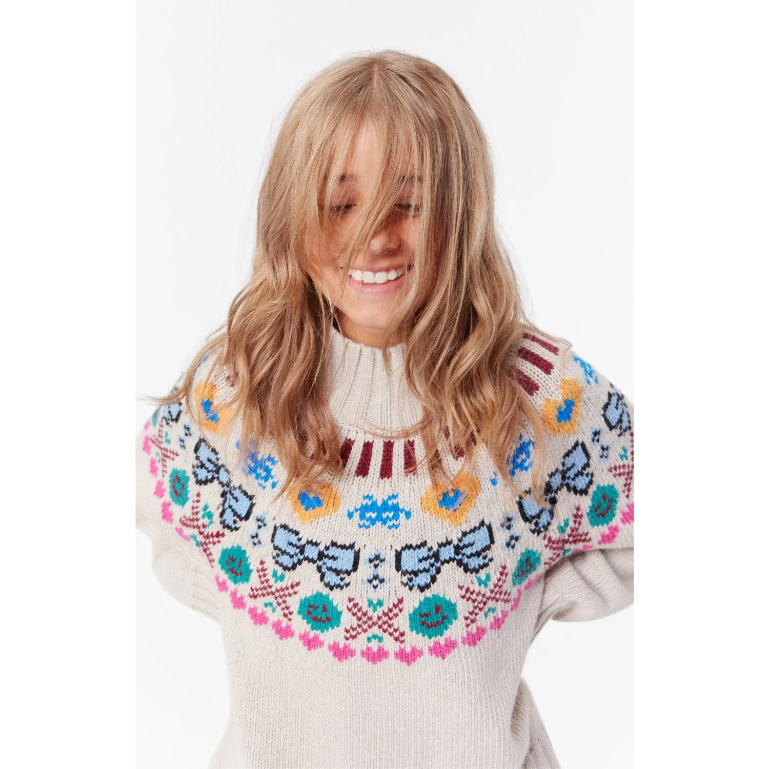 Molo Pixel Bows Gimlassi Crewneck