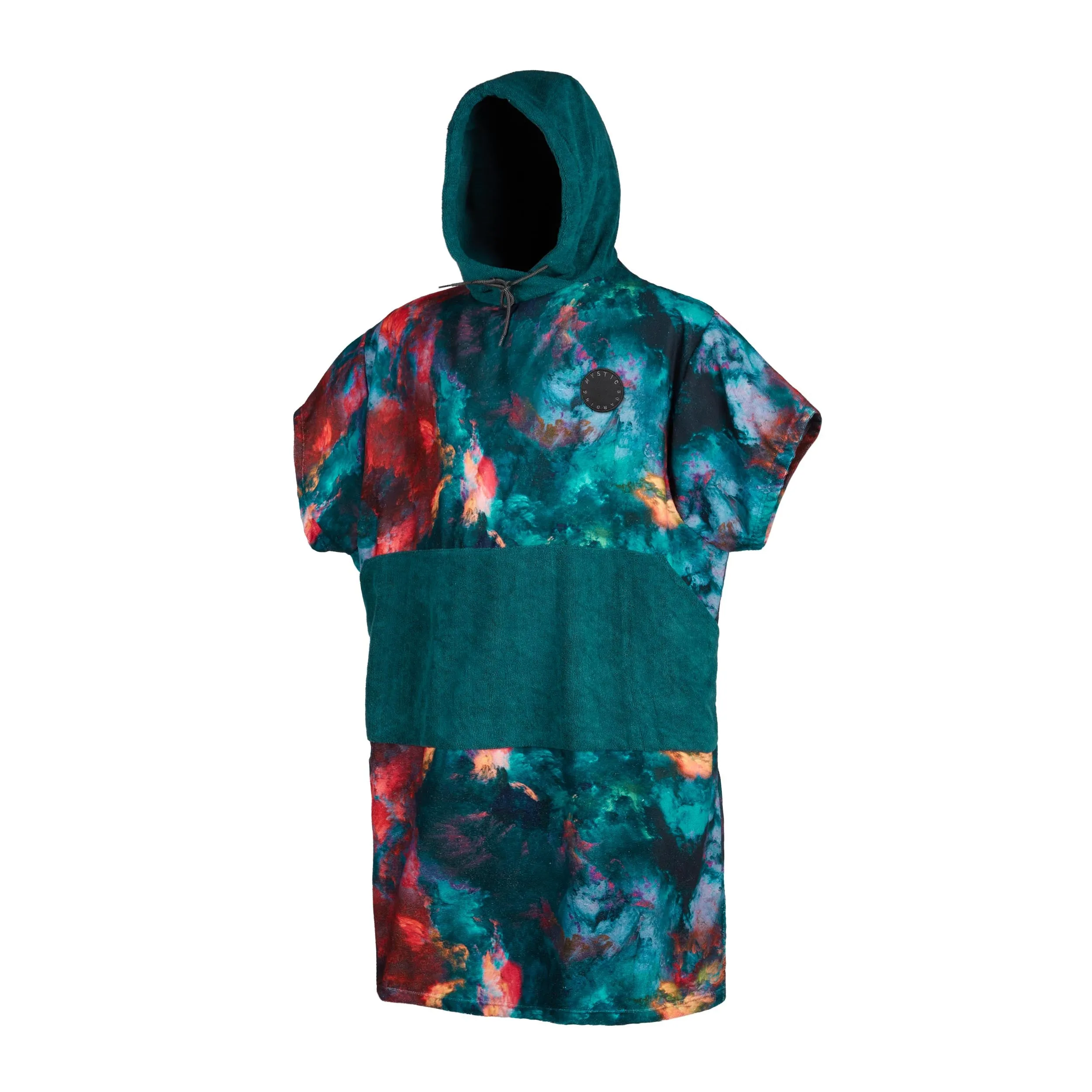 Mystic Allover Poncho-Teal