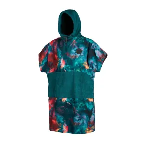 Mystic Allover Poncho-Teal