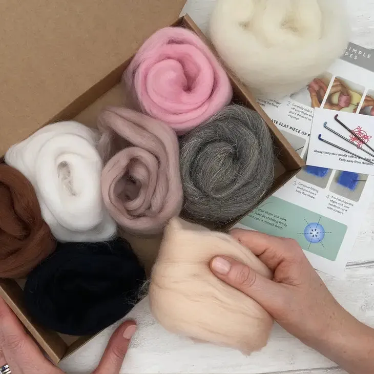 Needle Felting Kit / Naturals