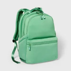 New - Faux Neoprene 17" Backpack Sage Green - All In Motion️