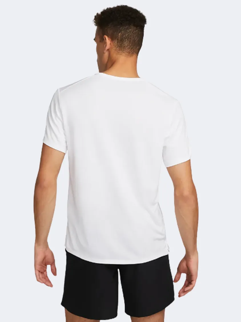 Nike Dri-Fit Uv Miler Men Running T-Shirt White