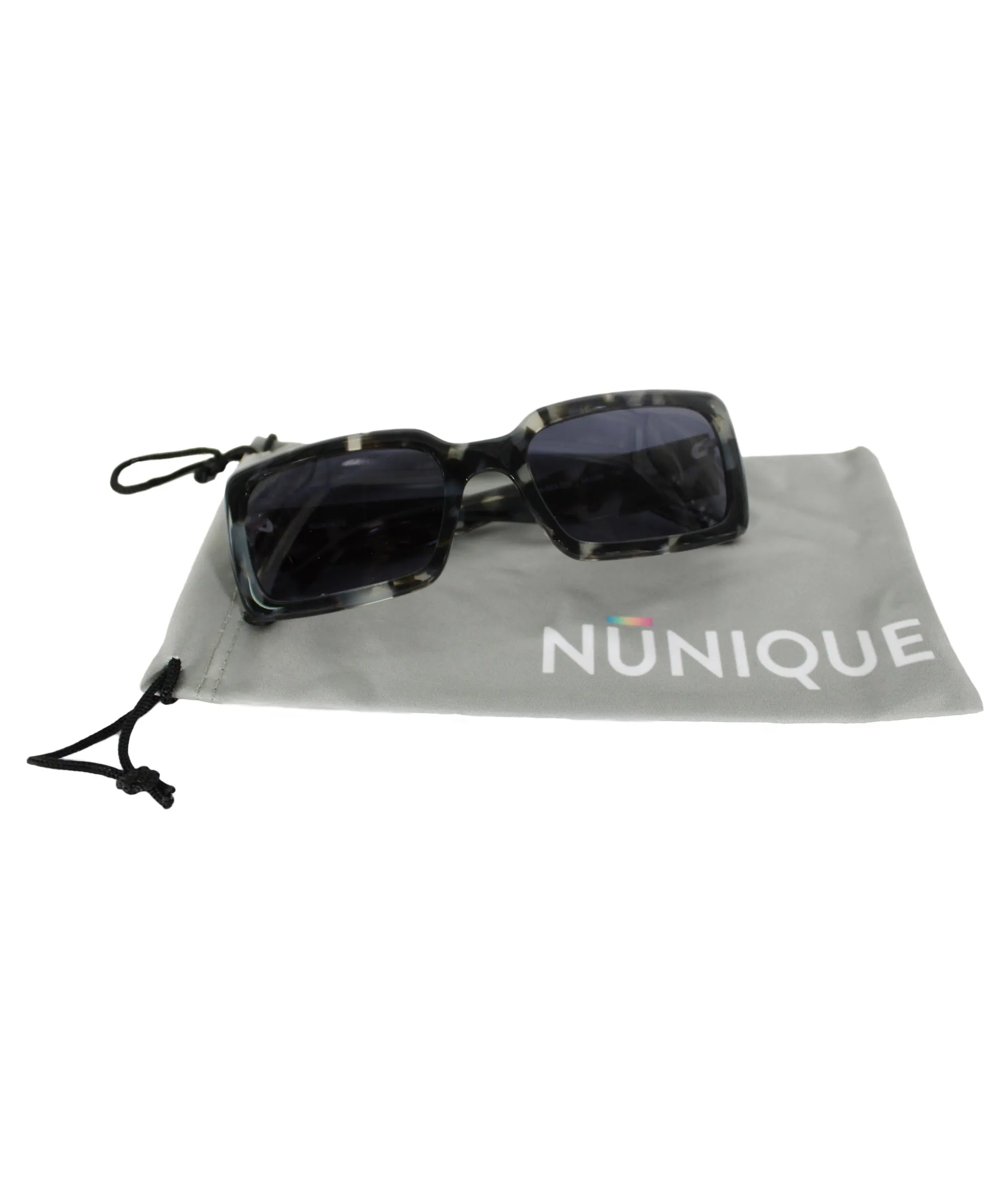 Nunique Unisex Rich Blaire Sunglasses,Multiple Color Options Classic Torty, Smokey lce, Manhattan Black,