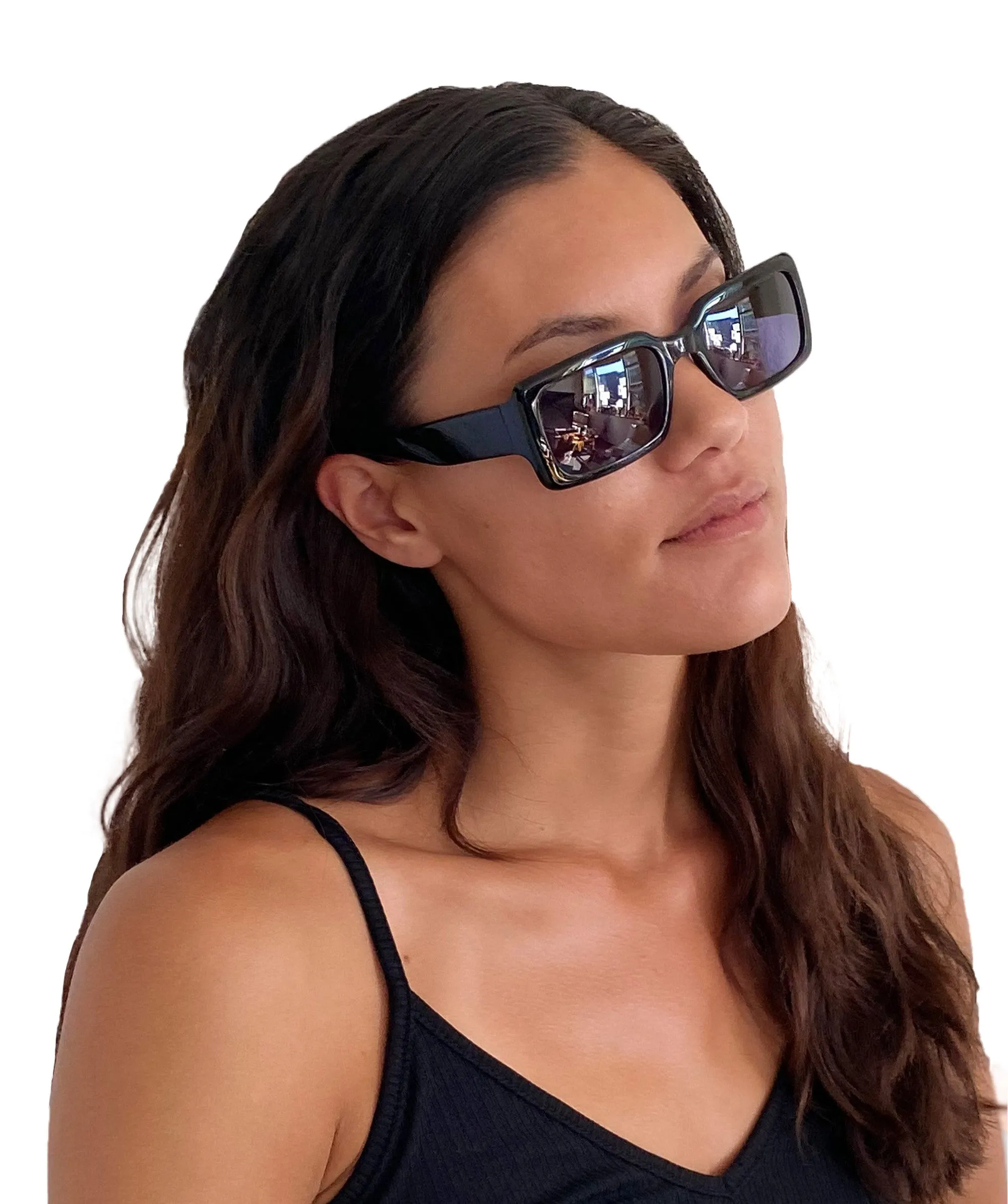 Nunique Unisex Rich Blaire Sunglasses,Multiple Color Options Classic Torty, Smokey lce, Manhattan Black,