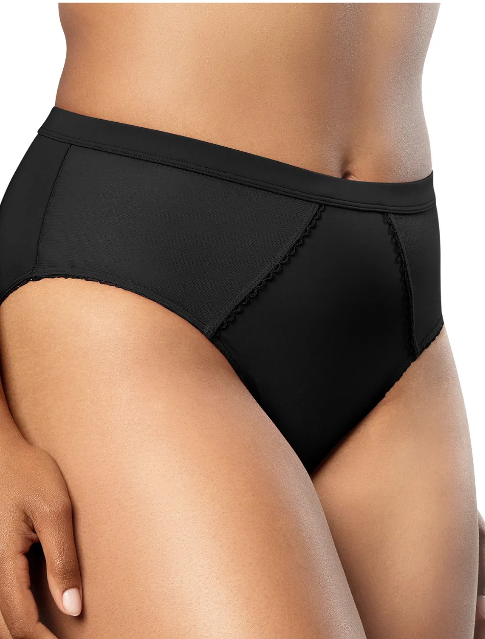 Parfait Micro Dress Panty, Black | Black Parfait French Cut Panties | Black Parfait By Affinitas Panties