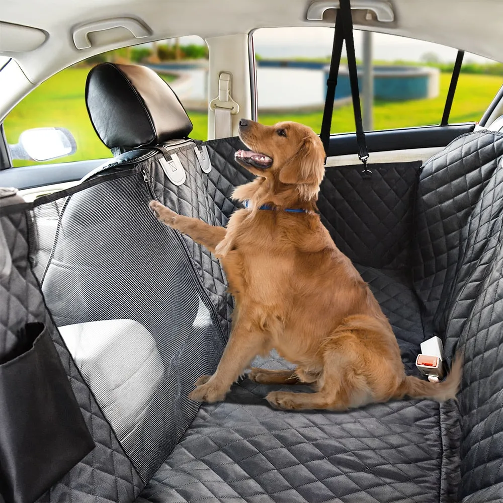 Pawlentine Dog Car Back Seat Cover. Luxury Car, Truck, SUV Hammock Pet Seat Cover. WickedYo.