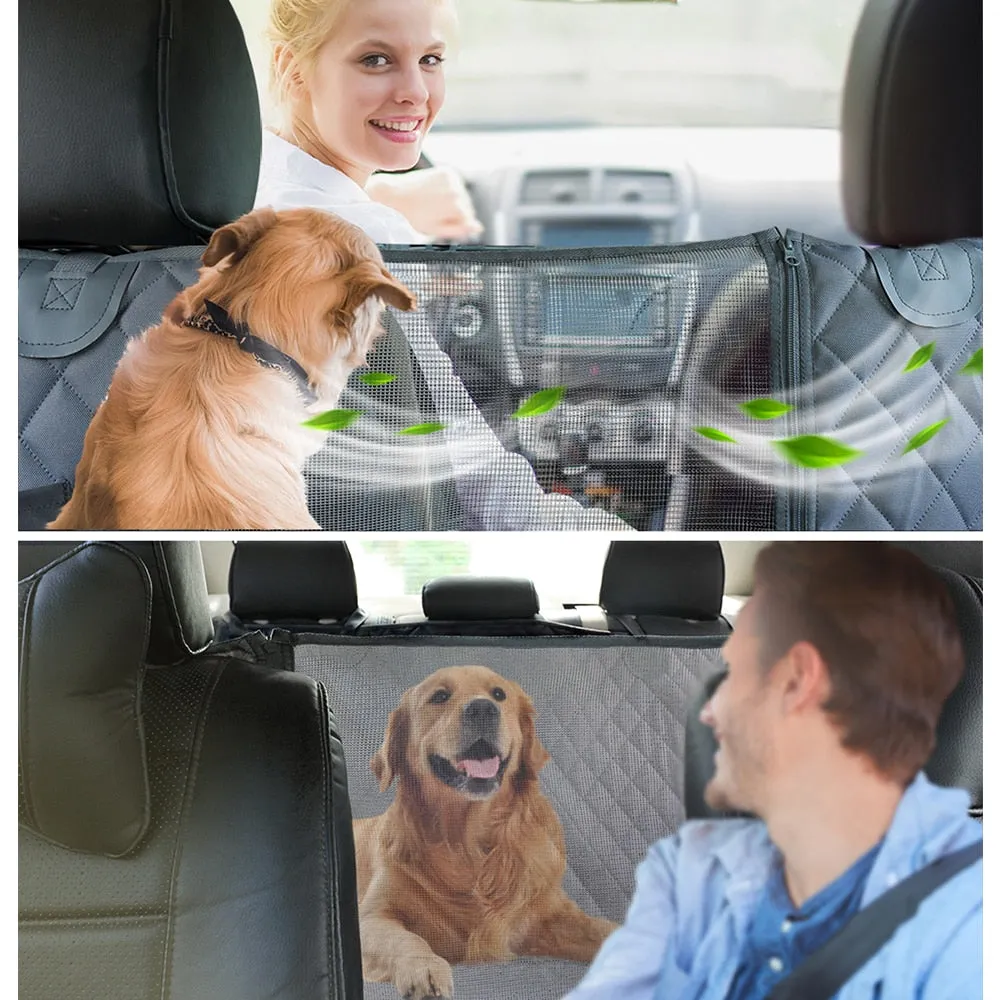 Pawlentine Dog Car Back Seat Cover. Luxury Car, Truck, SUV Hammock Pet Seat Cover. WickedYo.