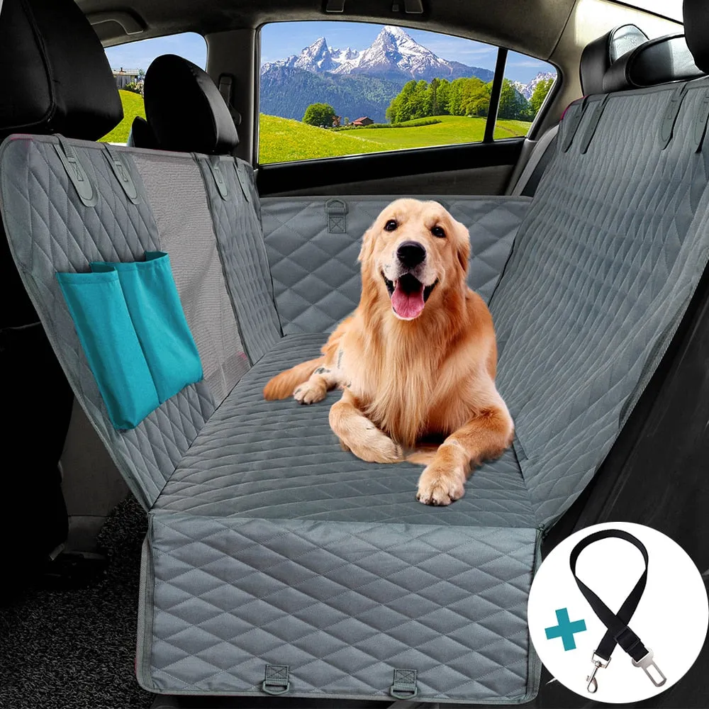 Pawlentine Dog Car Back Seat Cover. Luxury Car, Truck, SUV Hammock Pet Seat Cover. WickedYo.