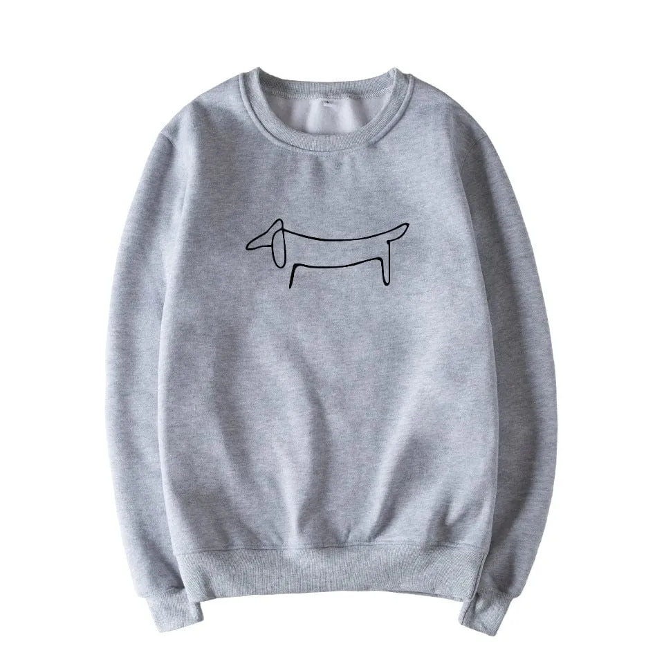 Picasso Dachshund Sweatshirt