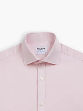 Pink Multi Cross Geo Dobby Super Fitted Single Cuff Cutaway Collar Shirt