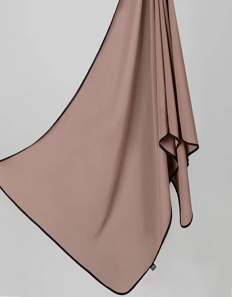 Piping Scarf - Shades of Nude