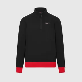 Porsche Motorsport 1/4 Zip Sweater - Black