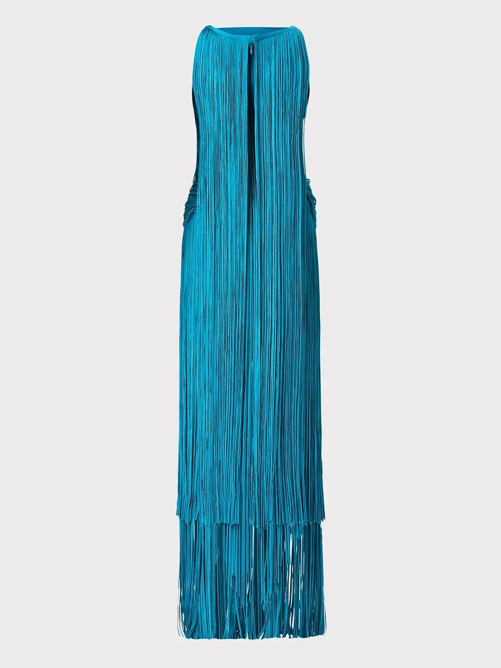 Pre Order:  Sleeveless Tassel Bandage Maxi Dress