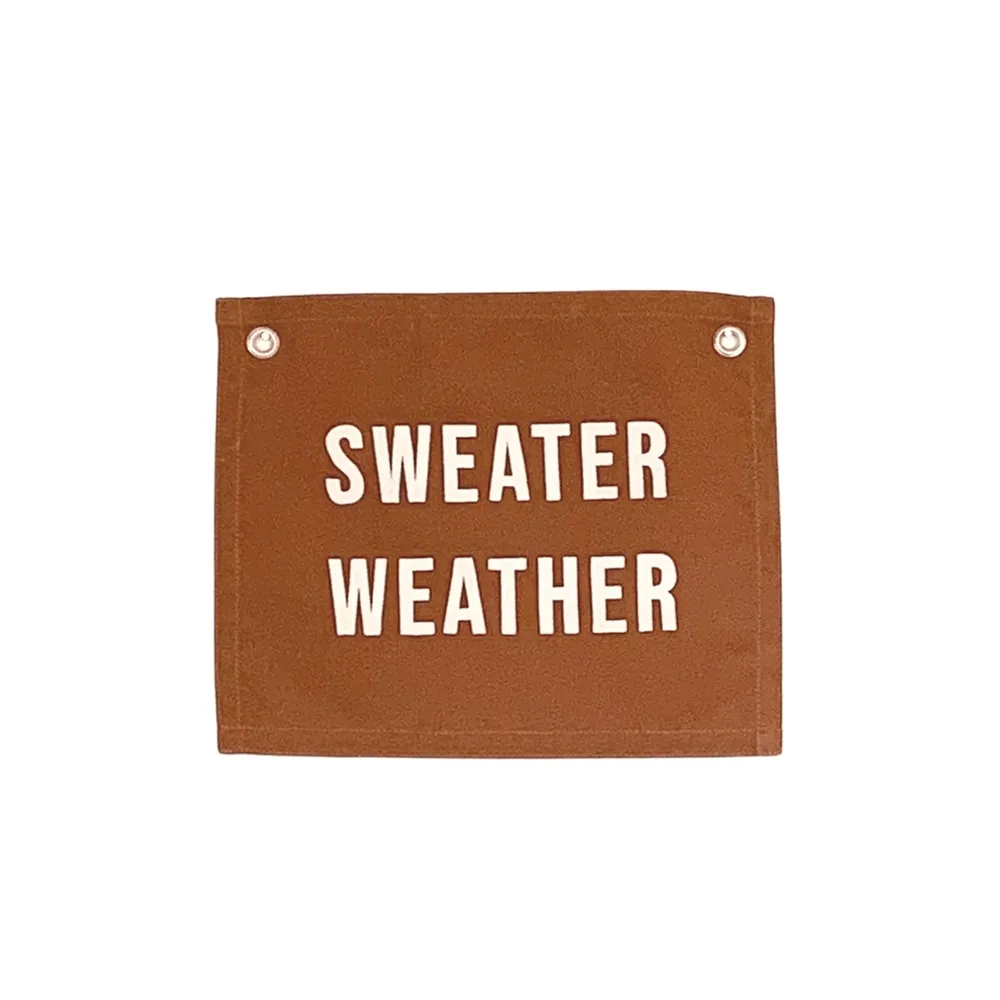 "Sweater Weather" Wall Hanging