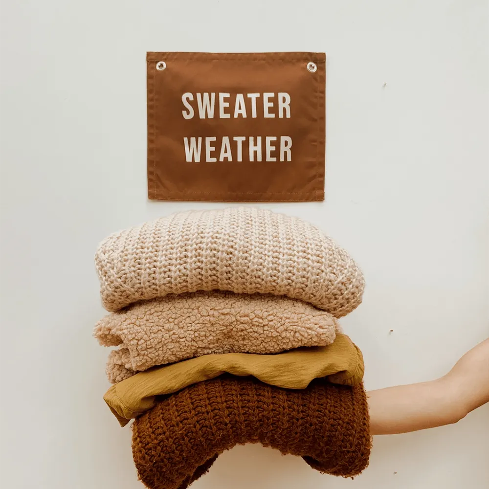 "Sweater Weather" Wall Hanging