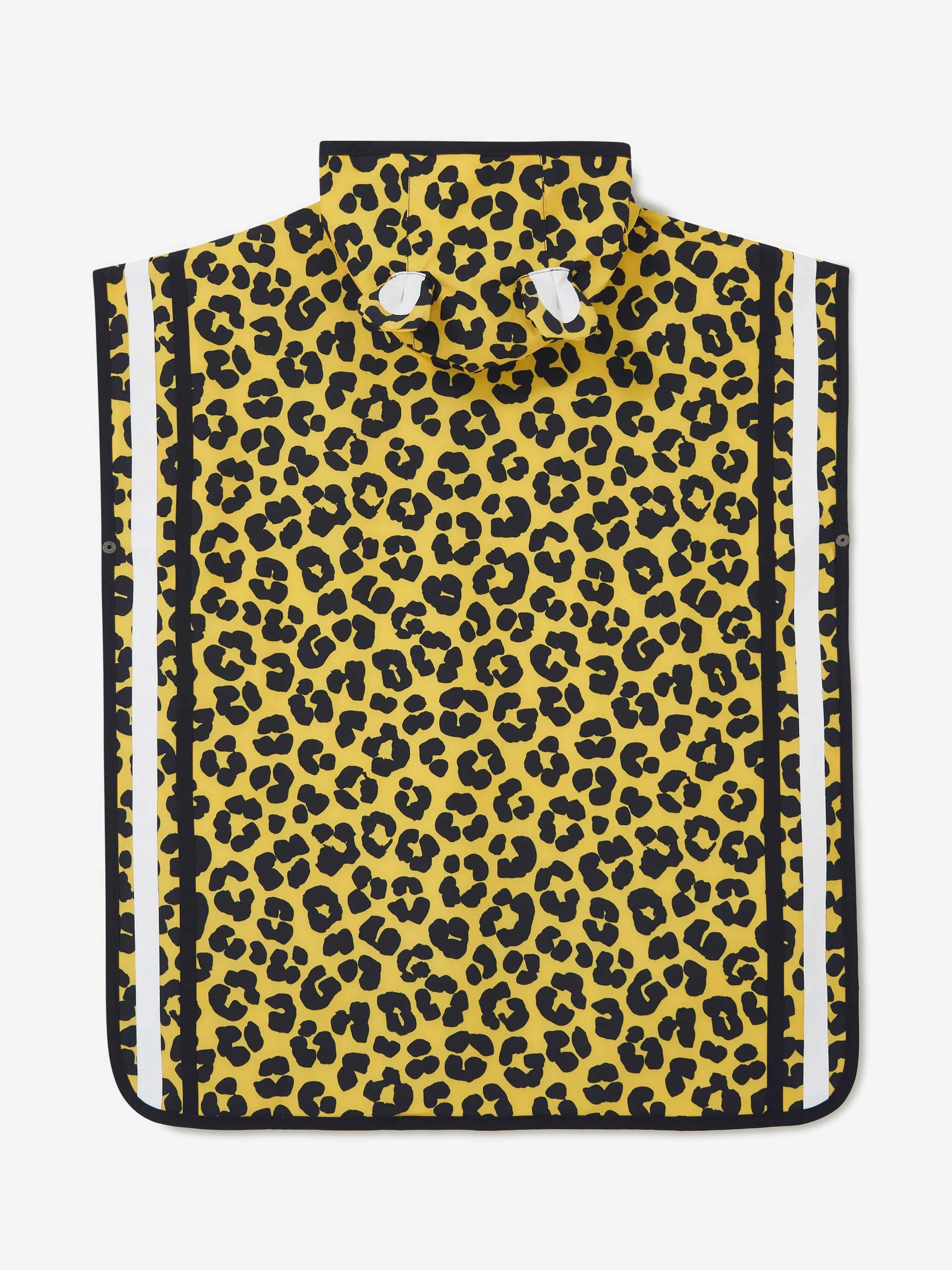 Roarsome Girls Dash The Leopard Poncho Towel in Yellow