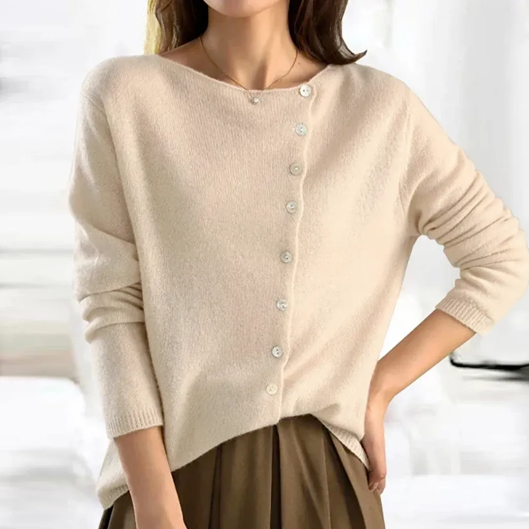 Shirley - Button Sweater