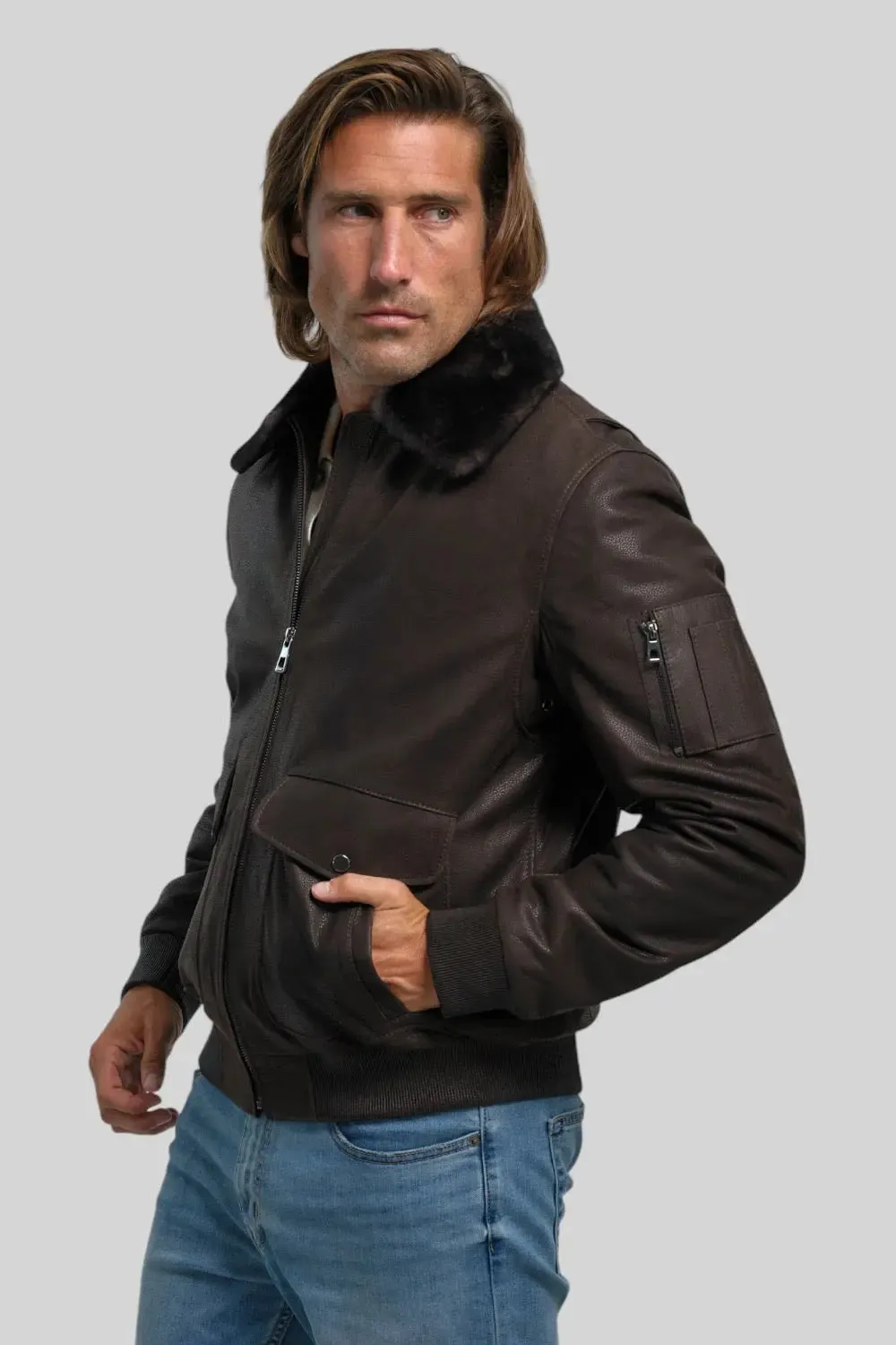 Silvano Shearling B-3 Bomber