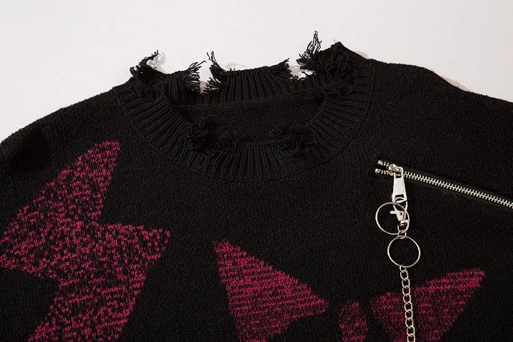 SKULL STAR Sweater