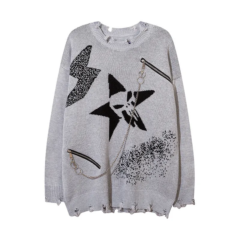 SKULL STAR Sweater