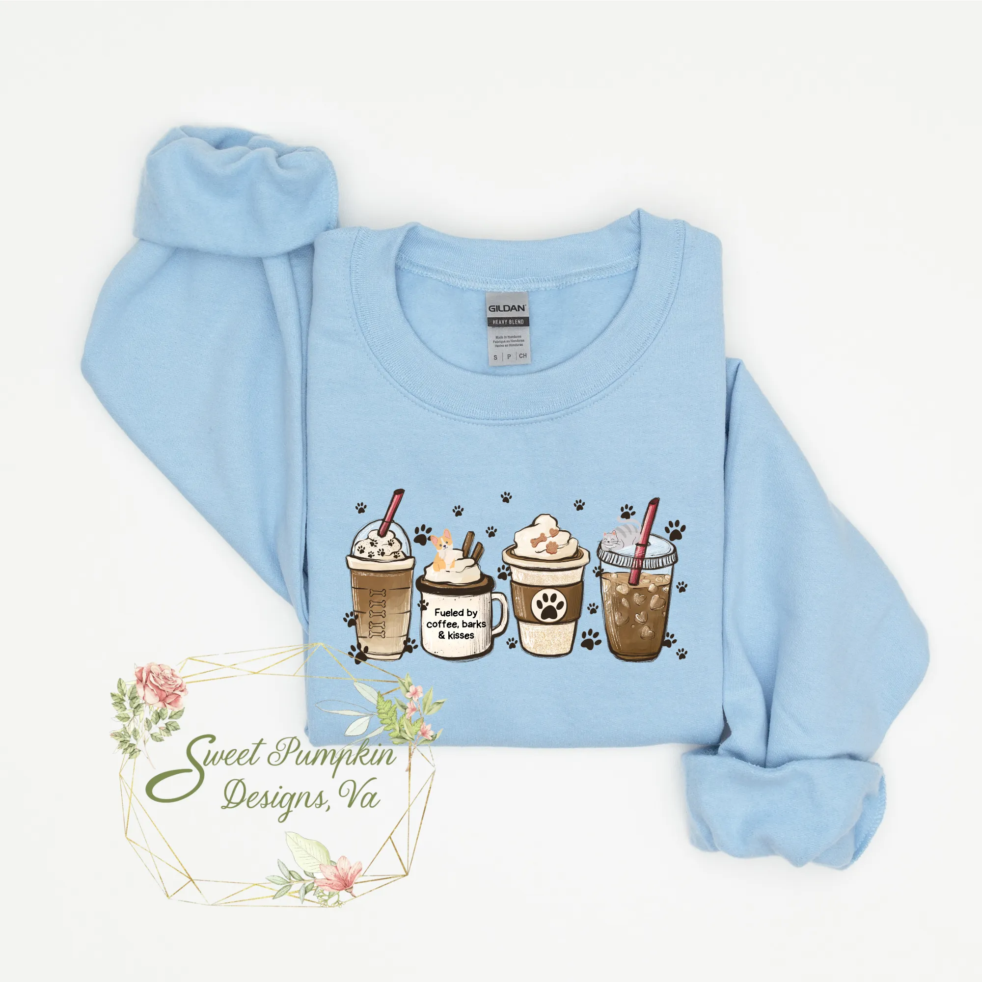 Stay cozy in our Vet Coffee Crewneck Sweatshirt for Women