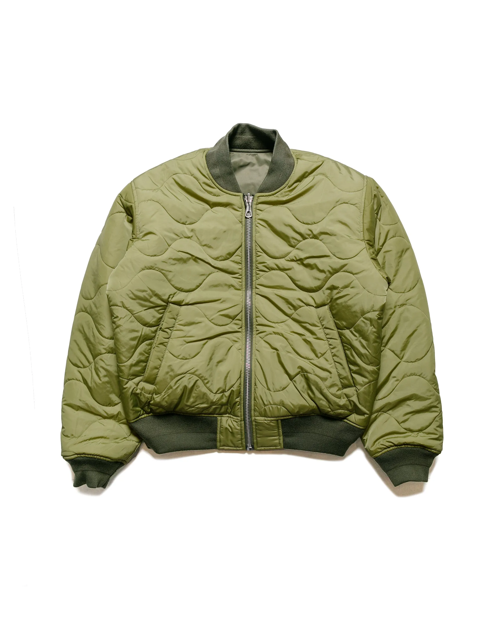 Stüssy Built Reversible Bomber Jacket Olive