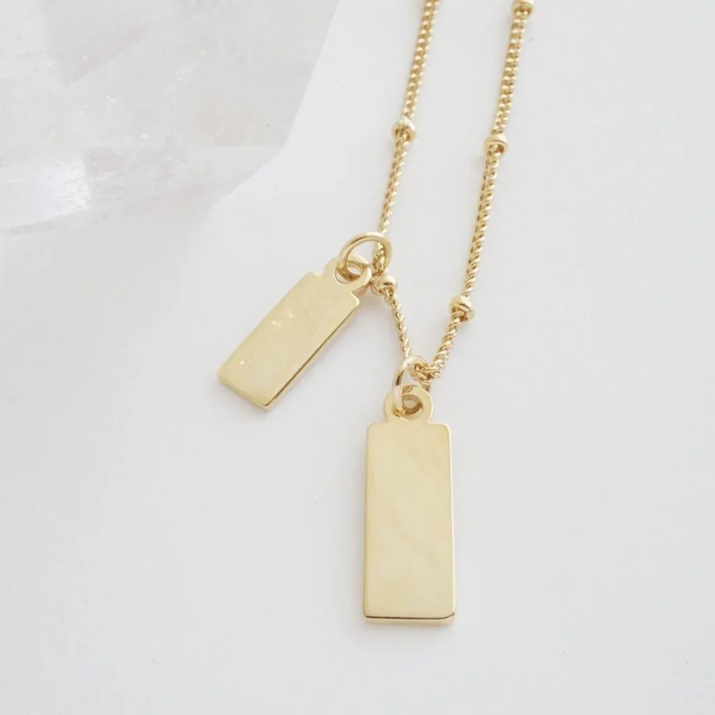 Tag Together Necklace - Final Sale