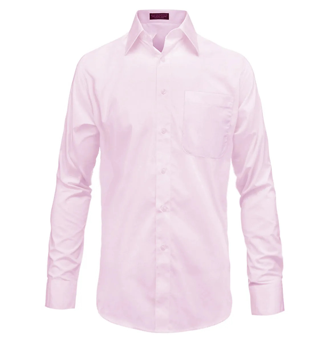 The Essential Solid Lite Pink Men's Dress Shirt