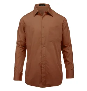 The Essential Solid Rust Men's Shirt